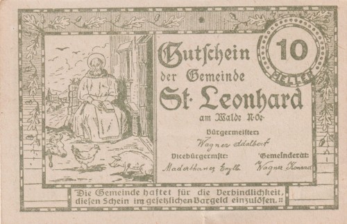 St. Leonhard 10 Heller 30.12.1920 XF A.jpg