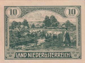 Austria Niederösterreich 10 Heller 7.1920-31.12.1920 aUNC