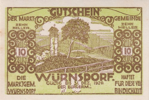 Würnsdorf 10 Heller 31.12.1920 aUNC A.jpg