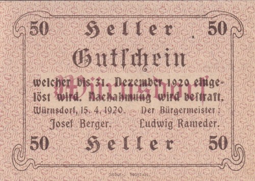 Würnsdorf 50 Heller 15.4.1920-31.12.1920 aUNC A.jpg