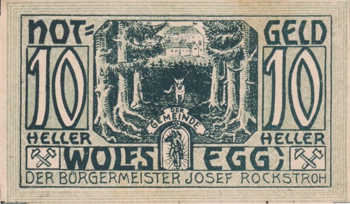 Wolfsegg 10 Heller 1.1.1922 aUNC A.jpg