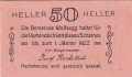 Wolfsegg 50 Heller 1.1.1922 aUNC R.jpg