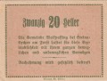 Wolfpassing bei Steinarkirchen 20 Heller 31.10.1920 R.jpg