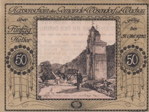 Austria Wösendorf i.d. Wachau 50 Heller 31.10.1920 aUNC