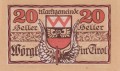 Wörgl in Tirol 20 Heller 31.12.1920 pomarańcz R.jpg
