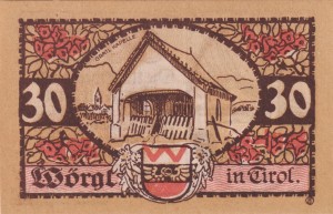 Austria Wörgl in Tirol 30 Heller 31.12.1920 UNC