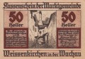 Weissenkirchen in der Wachau2 50 Heller 15.4.1920-30.11.1920 A.jpg