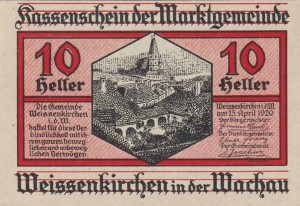 Austria Weissenkirchen in der Wachau 10 Heller 15.4.1920-30.11.1920 AU/UNC