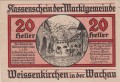 Weissenkirchen in der Wachau4 20 Heller 15.4.1920-30.11.1920 A.jpg