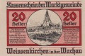 Weissenkirchen in der Wachau6 20 Heller 15.4.1920-30.11.1920 A.jpg