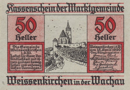 Weissenkirchen in der Wachau10 50 Heller 15.4.1920-30.11.1920 A.jpg