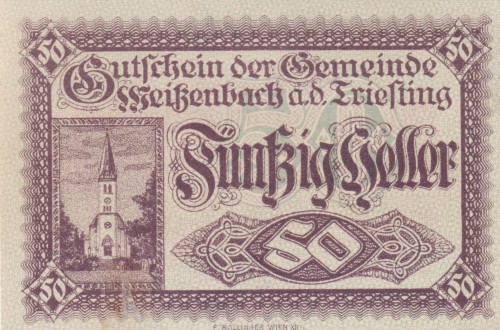 Weissenbach a.d. Triesting 50 Heller 1.7.1920-1.10.1920 A.jpg