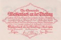 Weissenbach a.d. Triesting 10 Heller 1.7.1920-1.10.1920 R.jpg