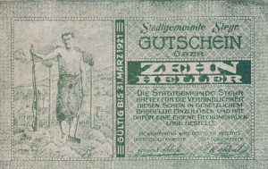 Austria Steyr 10 Heller 31.3.1921 aUNC