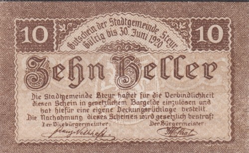 Steyr 10 Heller 4.11.1919-30.6.1920 XF A.jpg