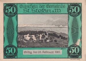 Austria St. Stefan 50 Heller 13.6.1920-28.2.1921 AU/UNC