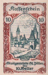 Austria St. Polten 10 Heller 30.6.1920-31.12.1920 aUNC