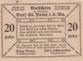 St. Peter i.d. Au 20 Heller 30.12.1920 R.jpg