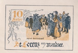 Austria St. Lorenz am Mondsee 10 Heller 30.10.1920 aUNC