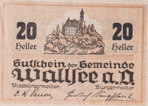 Austria Wallsee 20 Heller 4.1920-31.12.1920 AU/UNC