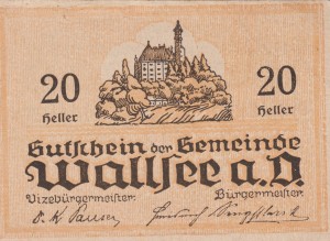 Austria Wallsee 20 Heller 4.1920-31.12.1920 AU/UNC