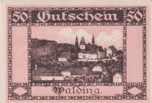Austria Walding 50 Heller 18.4.1920-31.12.1920 UNC