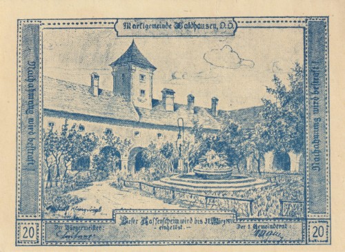 Waldhausen 20 Heller 31.3.1921 A.jpg