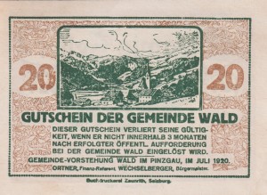 Austria Wald 20 Heller 7.1920 AU/UNC