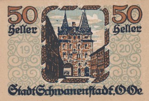 Austria Schwanenstadt 50 Heller 31.12.1921 UNC