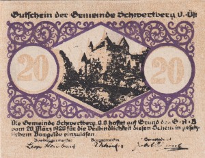 Austria Schwertberg 20 Heller 20.3.1920-31.12.1920 AU/UNC