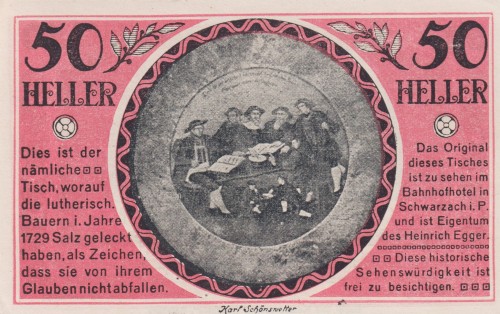 Schwarzach i. P. 50 Heller 31.12.1920 A.jpg