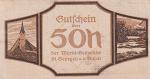 Austria St. Georgen a.d. Busen 50 Heller XF