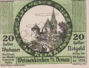 Austria Weissenkirchen a.d. Donau 20 Heller AU/UNC
