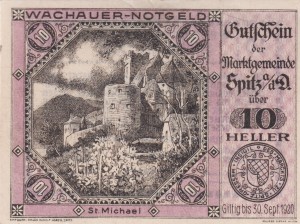 Austria Wachauer Spitz a.d. Donau 10  Heller 30.9.1920 AU/UNC