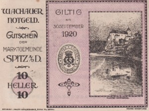 Austria Wachauer Giltig 10 Heller 30.9.1920 aUNC