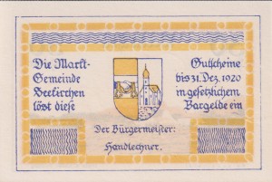 Austria Seekirchen 30 Heller 31.12.1920 aUNC