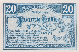 Austria Sigmundsherbeg 20 Heller 31.12.1920 AU/UNC