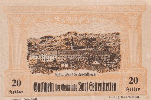 Dorf Seitenstetten 20 Heller 20.12.1920 A.jpg