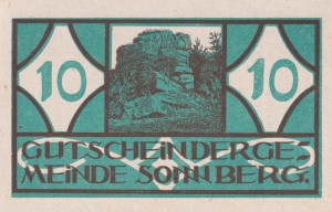 Austria Sonnberg 10 Heller 30.9.1920 aUNC
