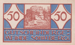 Austria Sonnberg 50 Heller 30.9.1920 aUNC