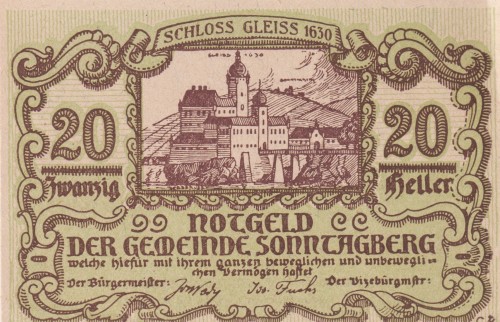 Sonntagberg 20 Heller 31.12.1920 A.jpg