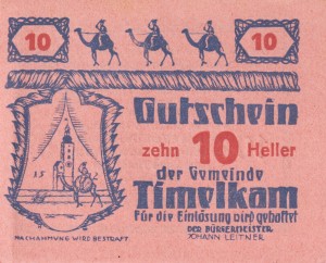 Austria Timelkam 10 Heller 1.4.1920 AU/UNC