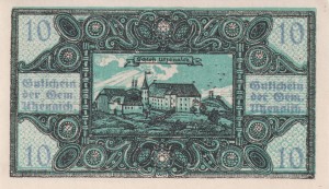Austria Utzenaich 10 Heller 31.12.1920 aUNC