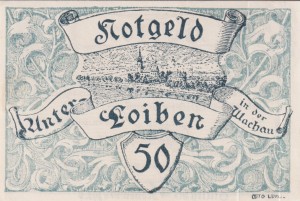 Austria Loiben 50 Heller 2.5.1920-30.11.1920 VF