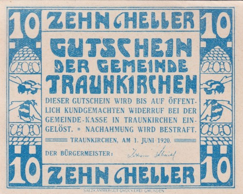 Traunkirchen 10 Heller 1.6.1920 A.jpg