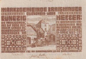 Austria Traismauer 50 Heller 13.4.1920-31.12.1920 XF