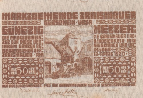 Traismauer 50 Heller 13.4.1920-31.12.1920 A.jpg