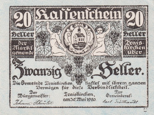 Traiskirchen 20 Heller 30.5.1920-31.5.1921 A.jpg