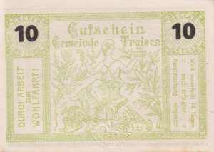 Austria Traisen 10 Heller 1920 XF