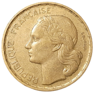 Francja 20 Franków KM 917.1 1952 XF